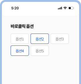 �ٷ�Ŭ�� �ɼ�